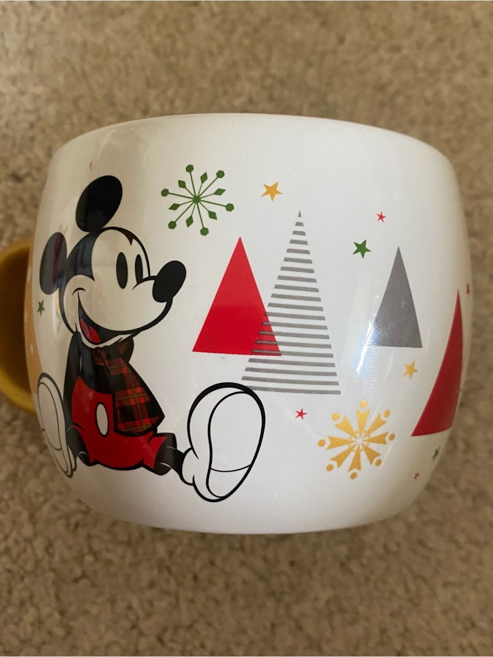 Disney Store Mickey Mouse Holiday Ceramic Mug